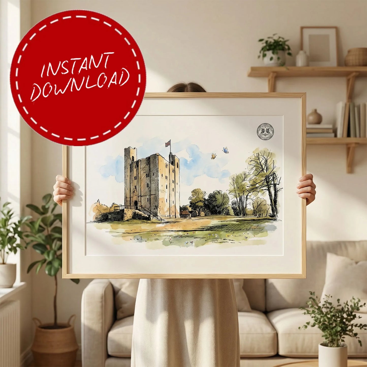 Hedingham Castle – Wedding Venue Illustration