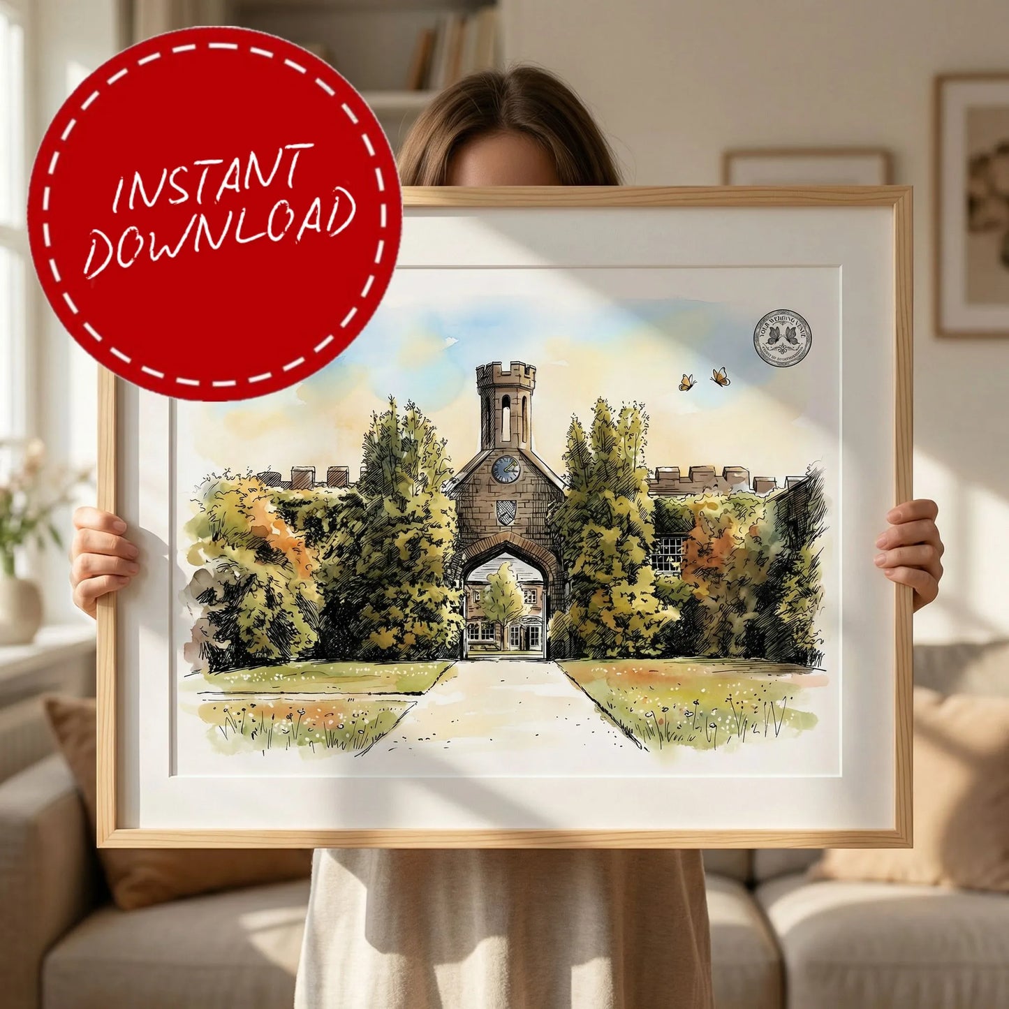 Lissanoure Castle – Wedding Venue Illustration