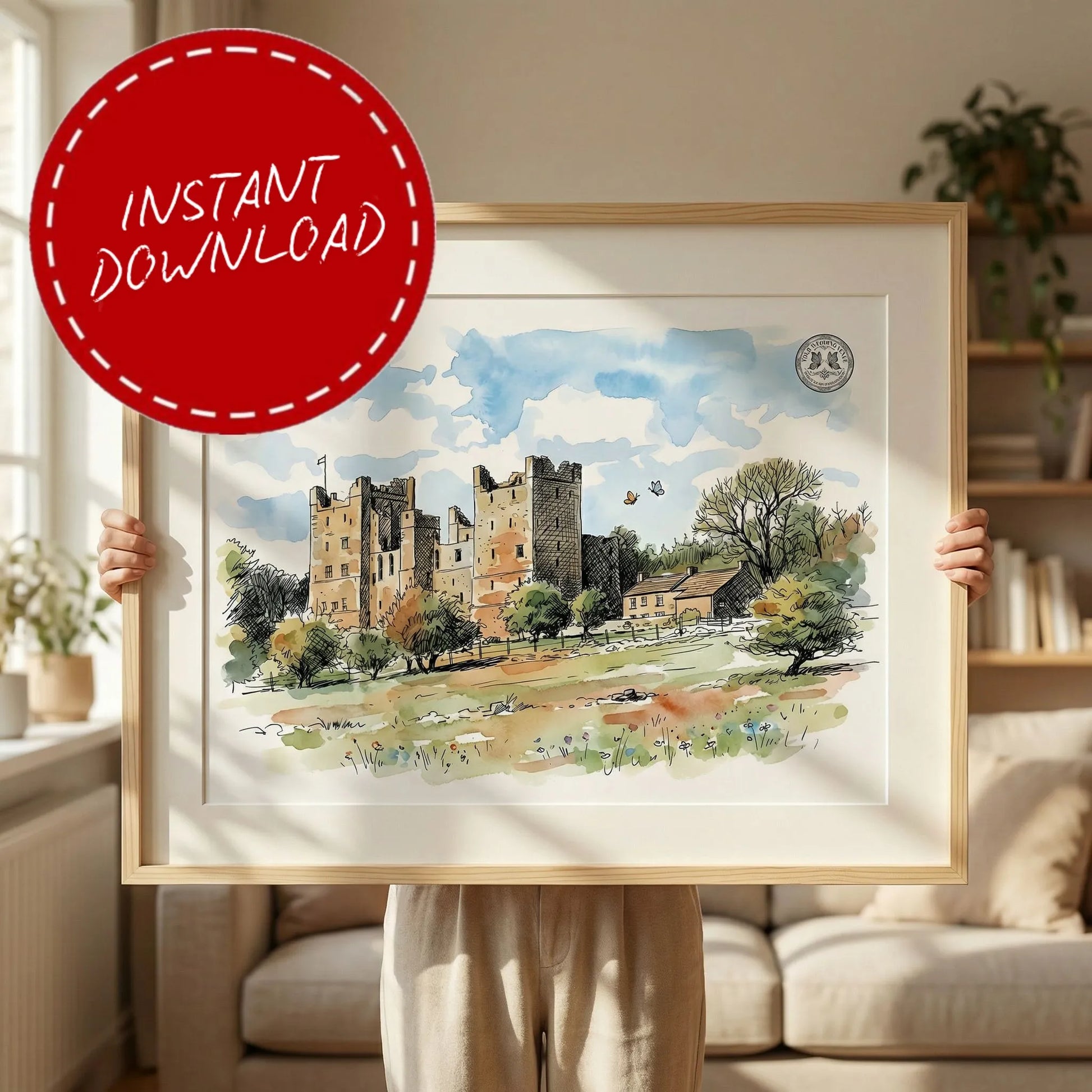 Bolton Castle – Wedding Venue Illustration (North Yorkshire)