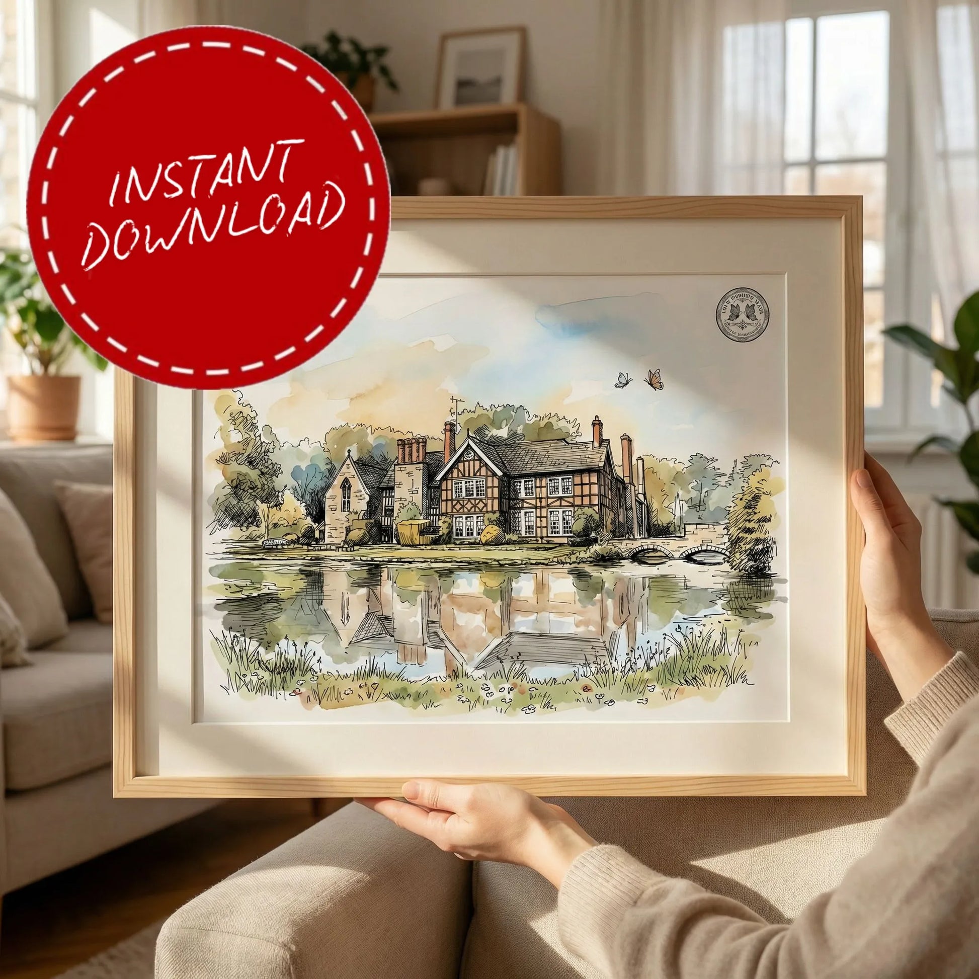 Brinsop Court – Wedding Venue Illustration