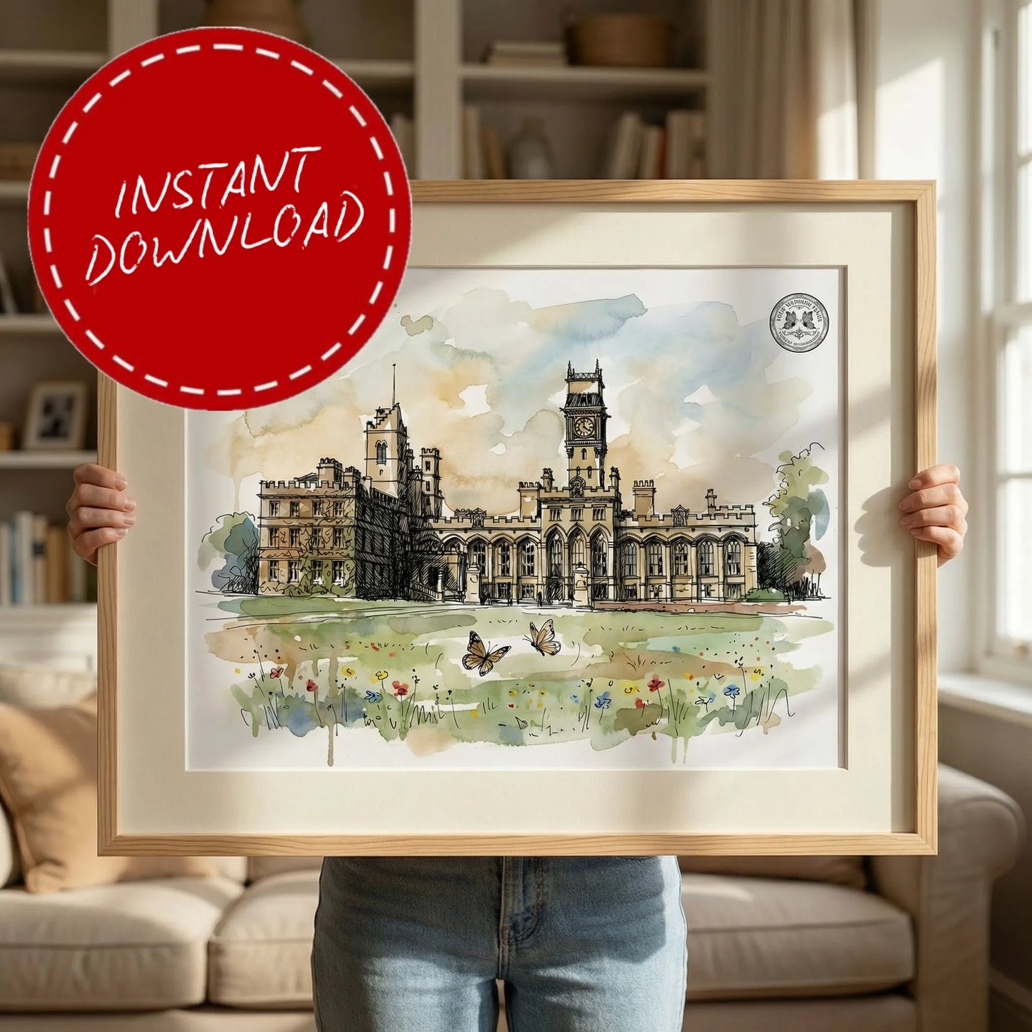 Carlton Towers – Wedding Venue Illustration (North Yorkshire)