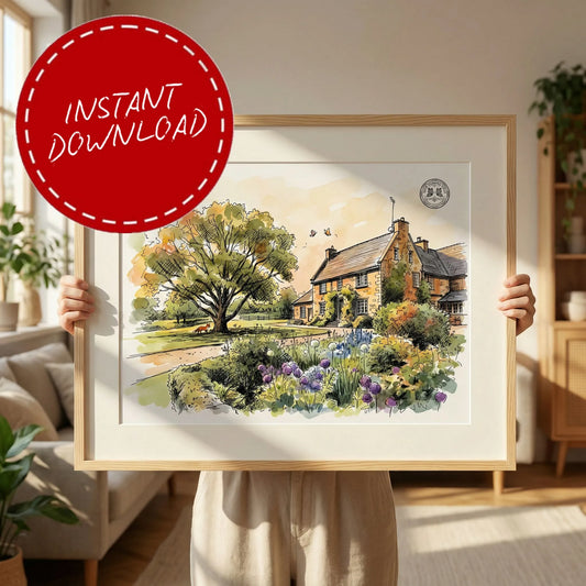 Crockwell Farm – Wedding Venue Illustration