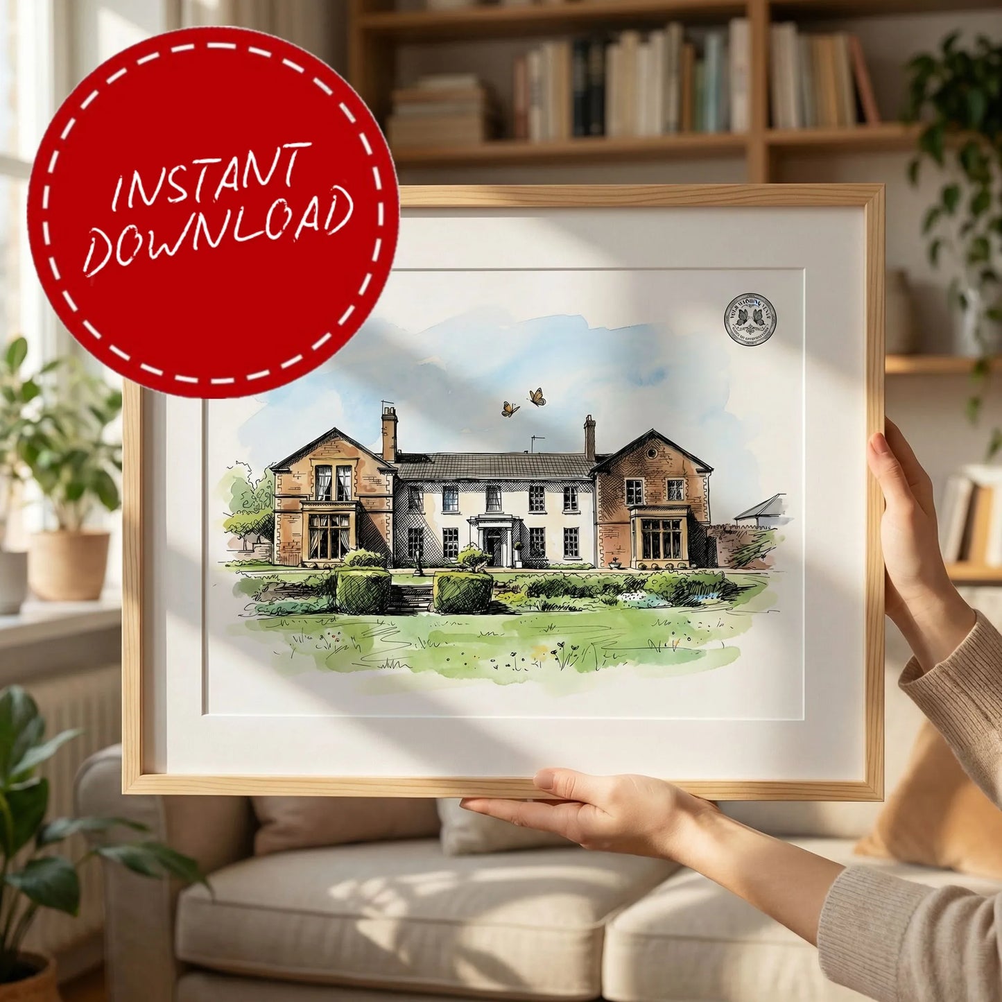 Glewstone Court – Wedding Venue Illustration