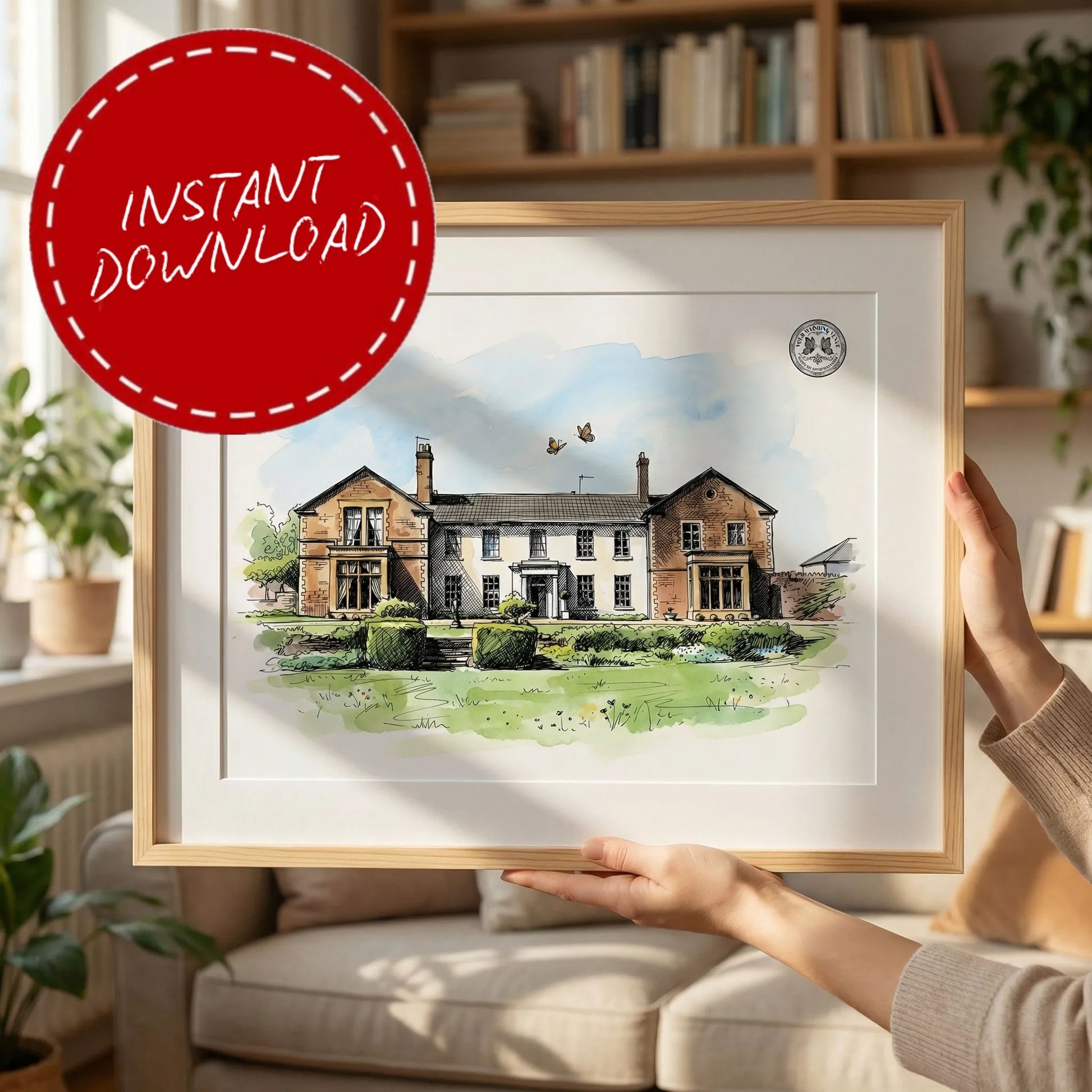Glewstone Court – Wedding Venue Illustration