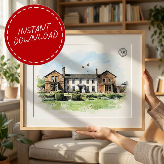 Glewstone Court – Wedding Venue Illustration