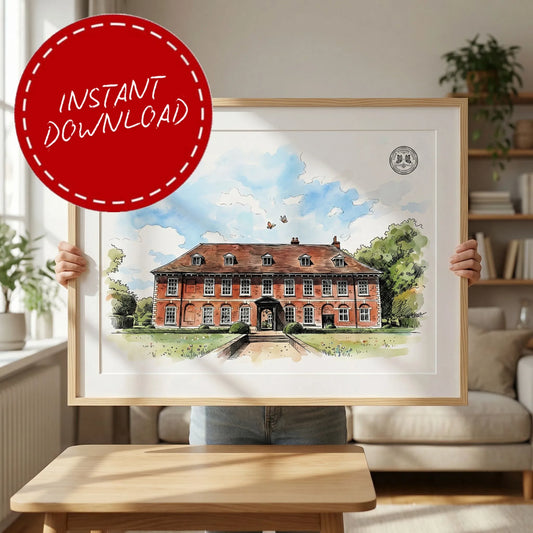 Hall Place & Gardens – Wedding Venue Illustration