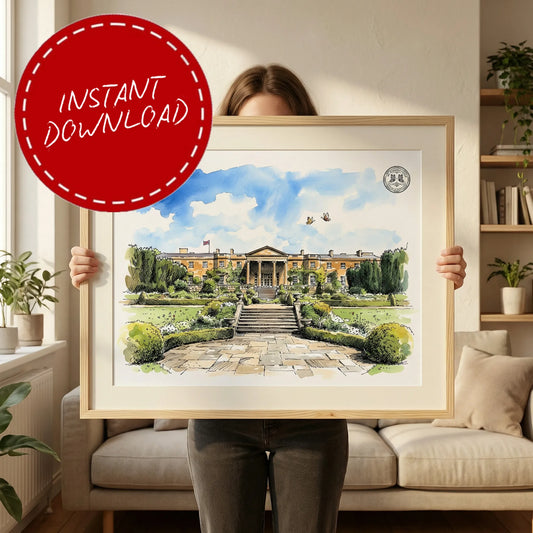 Hillsborough Castle Wedding Venue Illustration