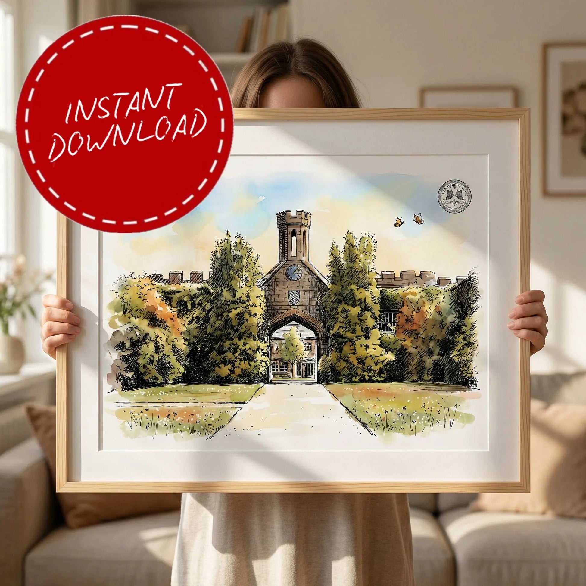 Lissanoure Castle – Wedding Venue Illustration