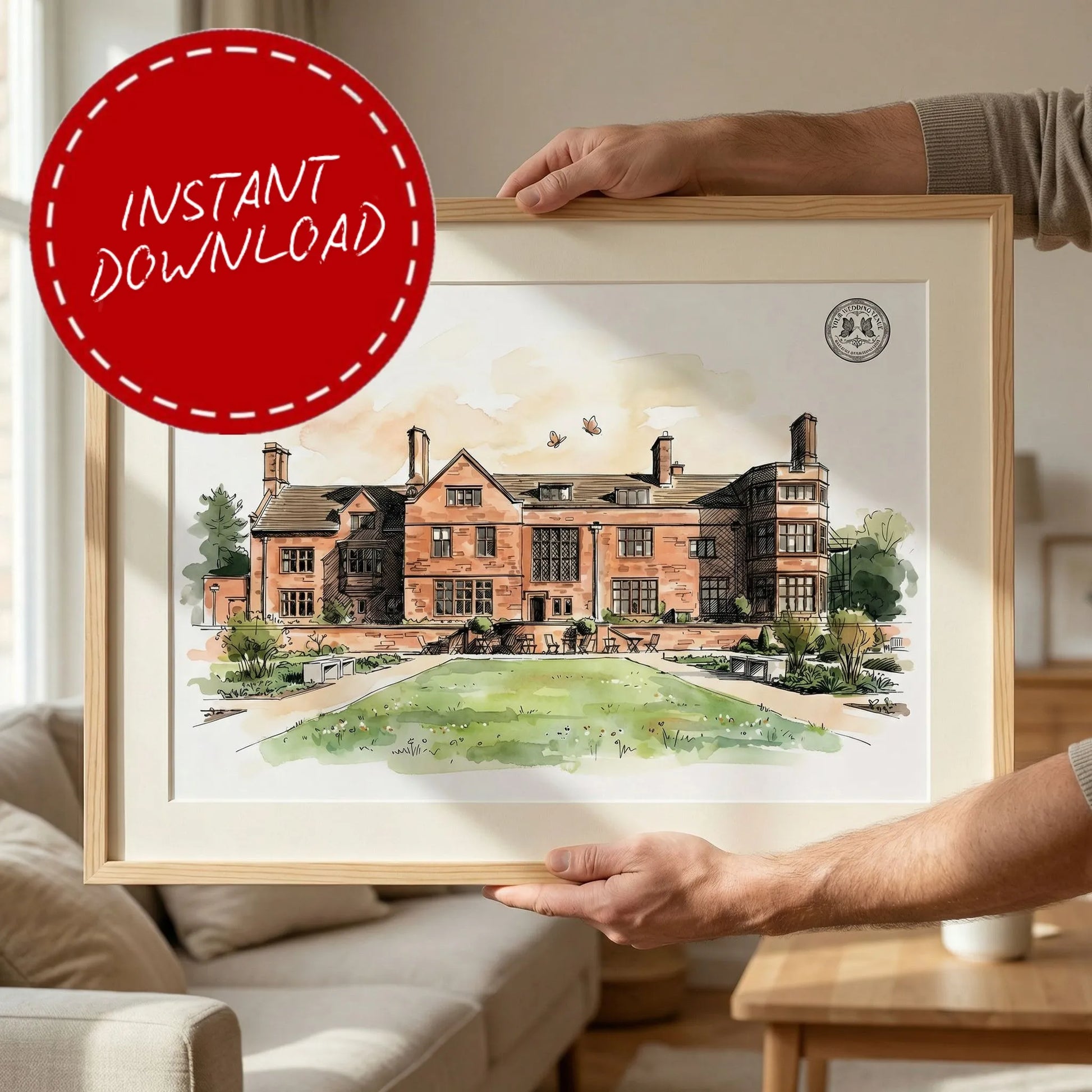 Salt House – Wedding Venue Illustration