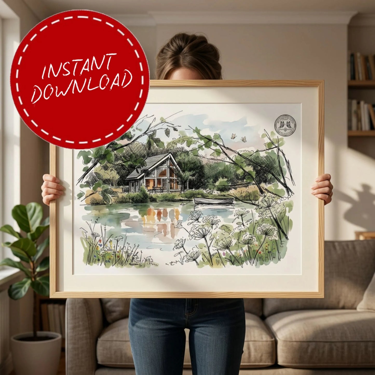 Sylen Lakes – Wedding Venue Illustration