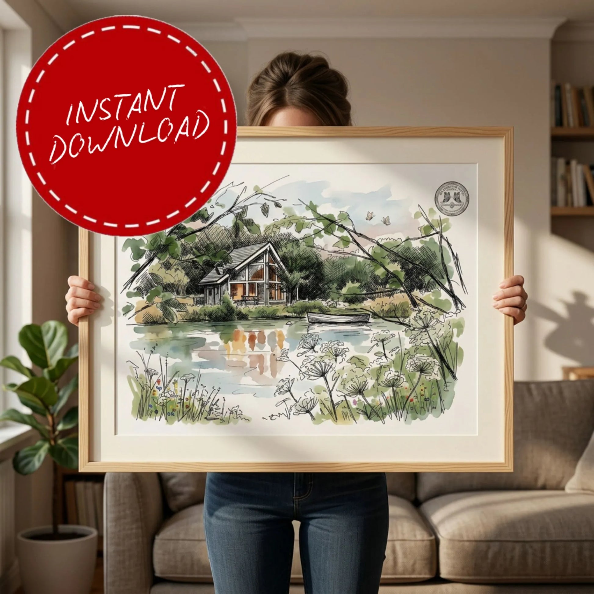 Sylen Lakes – Wedding Venue Illustration