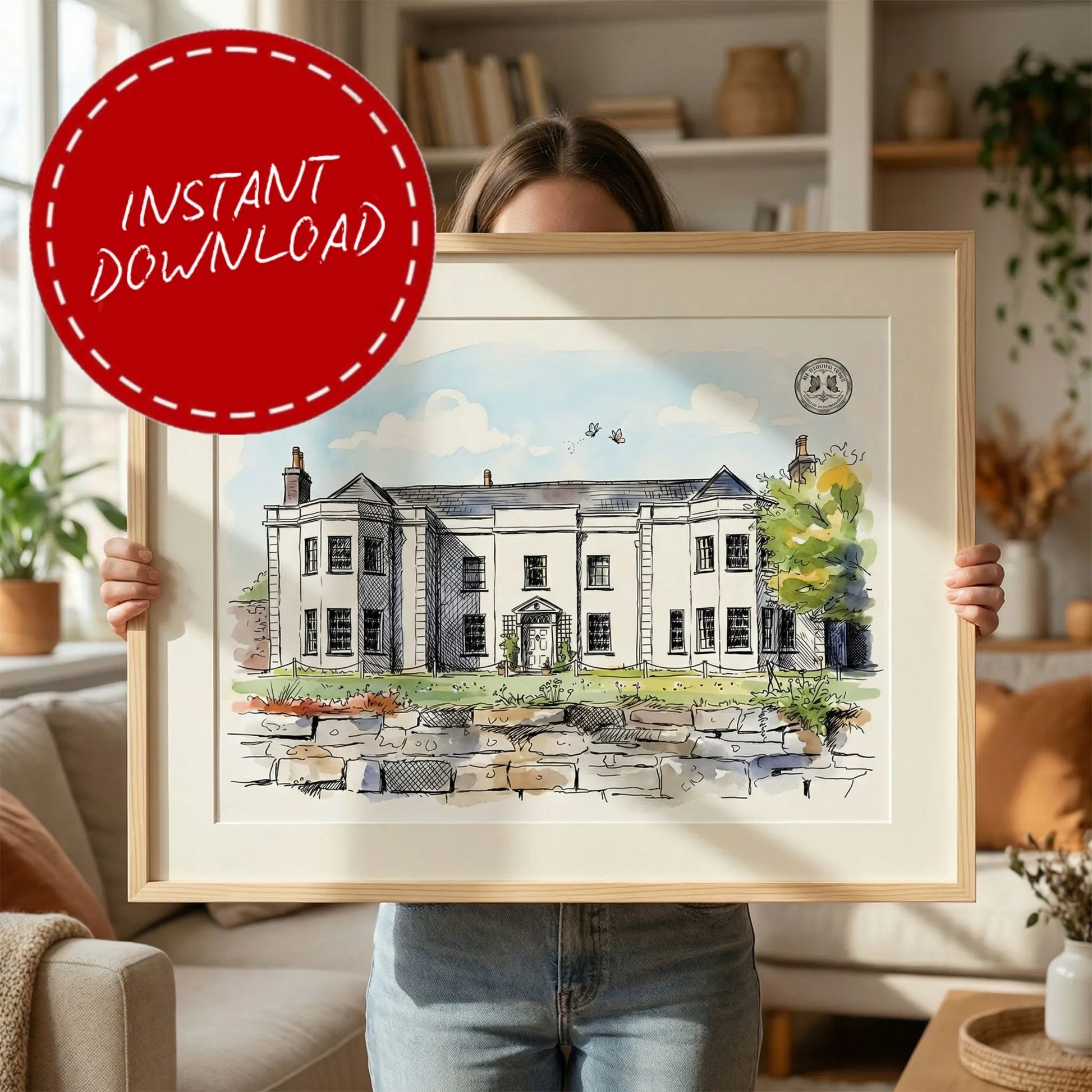 Tall John’s House – Wedding Venue Illustration