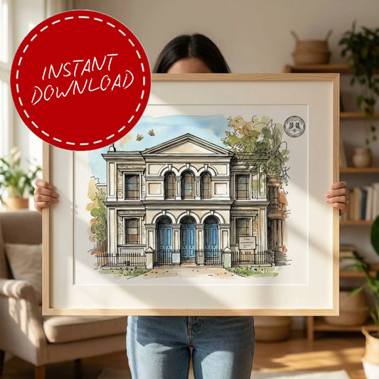 The Amadeus – Wedding Venue Illustration