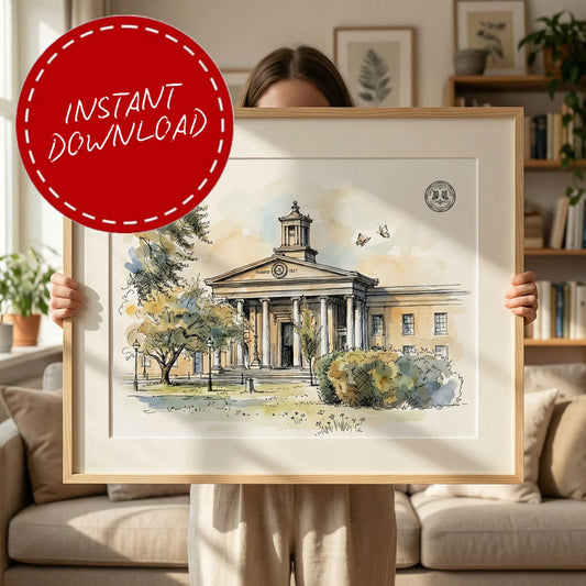 The Asylum Chapel – Wedding Venue Illustration