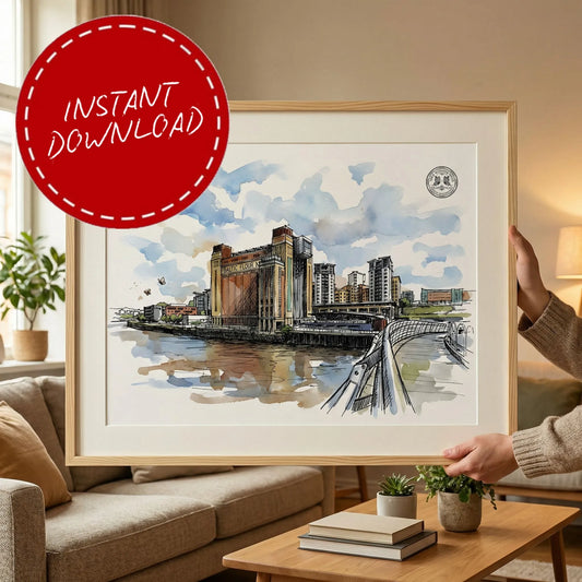 The Baltic – Wedding Venue Illustration (Newcastle)