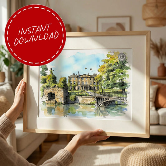 Waterton Park Hotel & Spa – Wedding Venue Illustration (Wakefield)